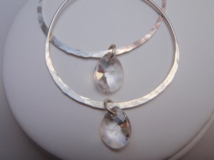 Silver Swarovski Dangles